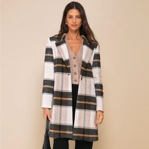 Steve Madden Women's Plaid Lined Coat, XS